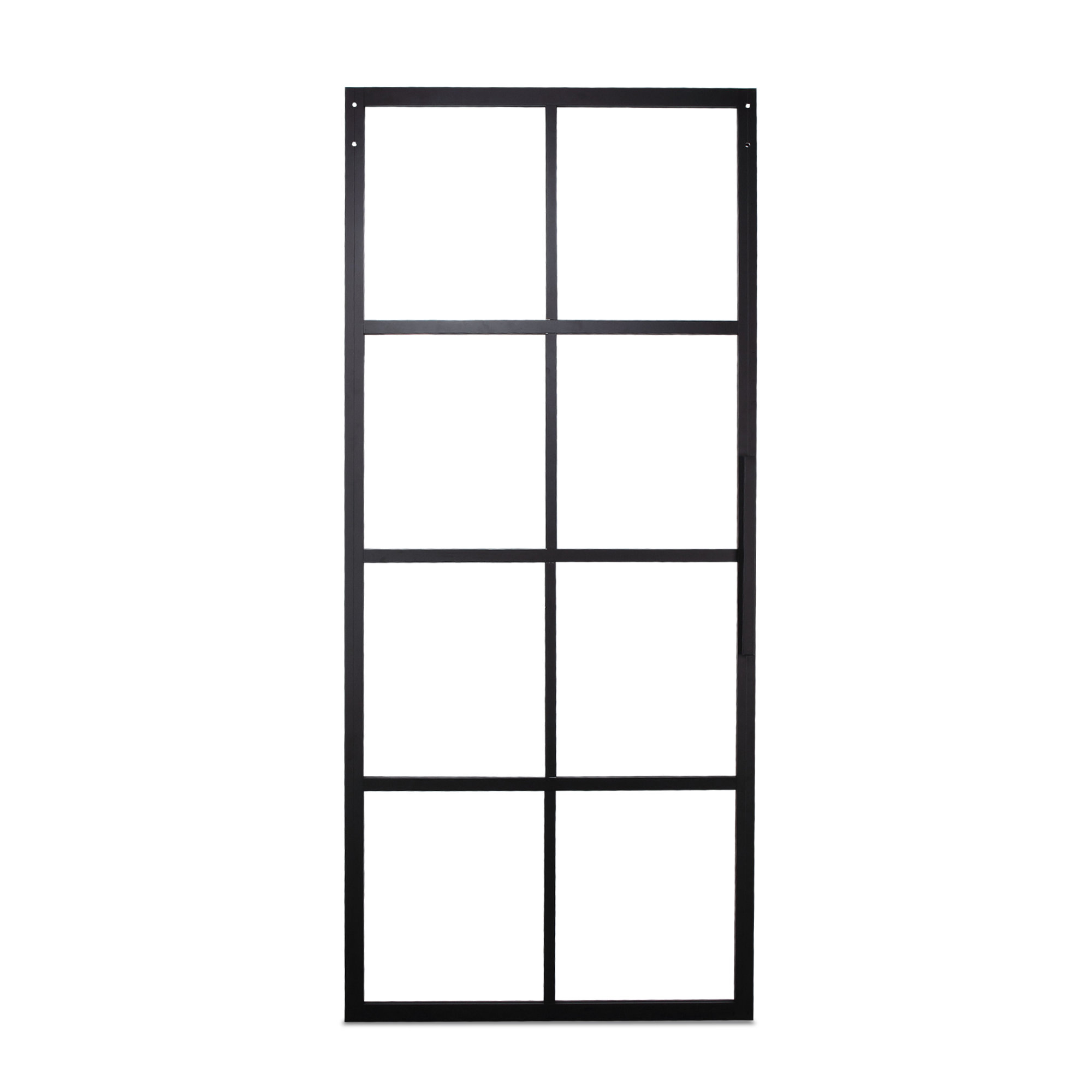 Belleze Glass Mountain Sliding Barn Door without Installation Hardware