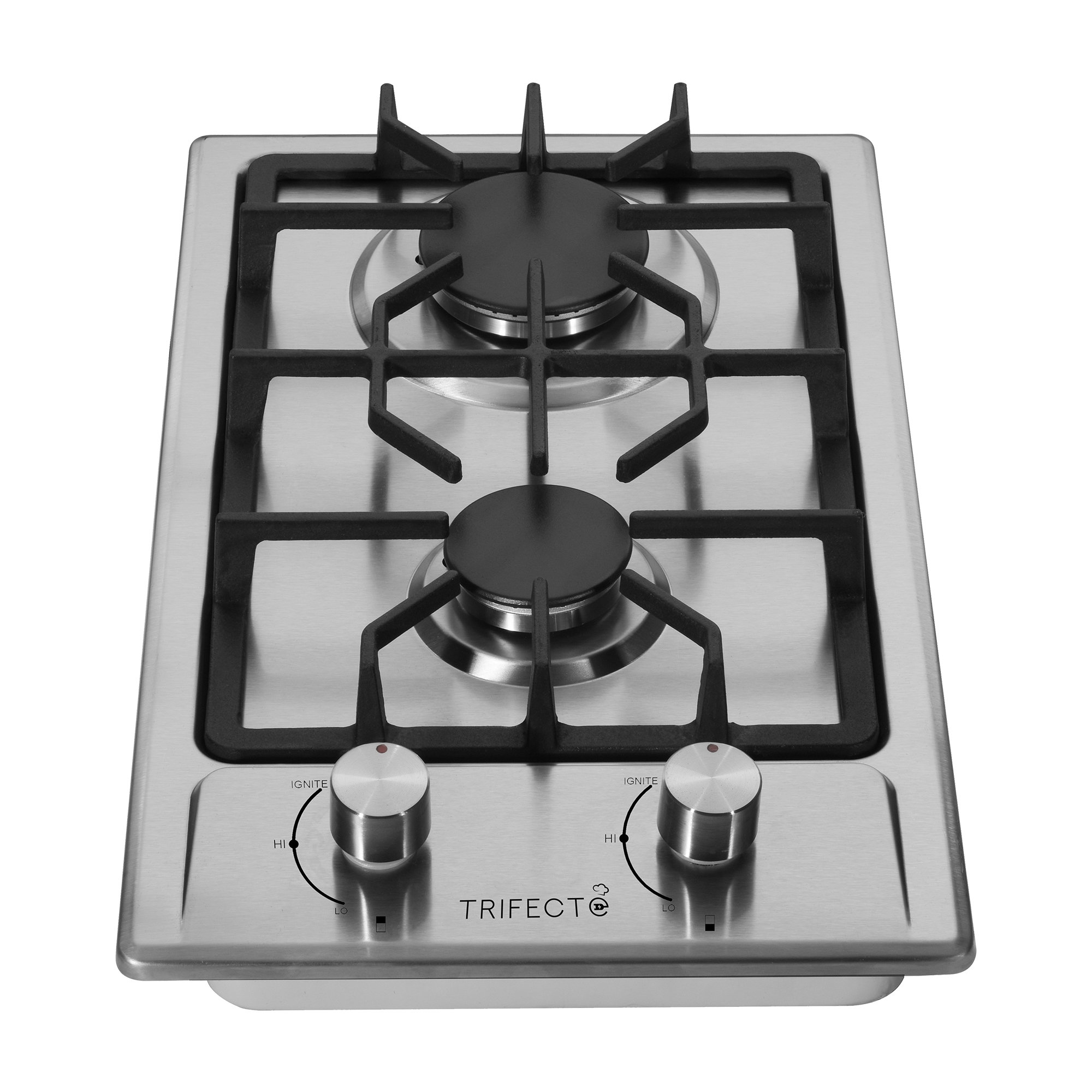 Trifecte 12'' Gas 2 Burner Cooktop Wayfair