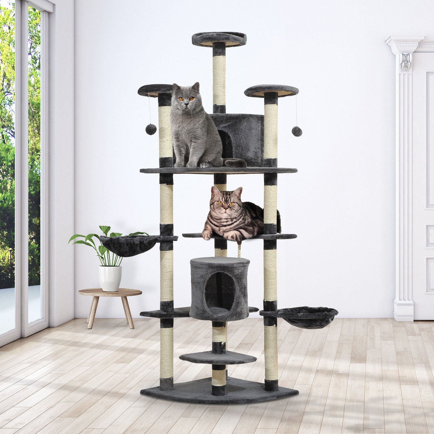 luxury cat tower