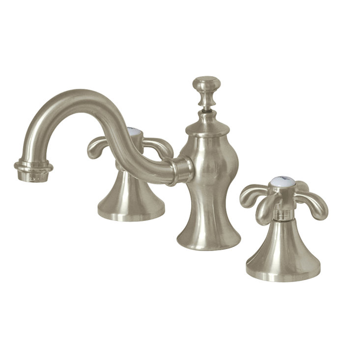 Kingston Brass French Country Widespread Bathroom Faucet With