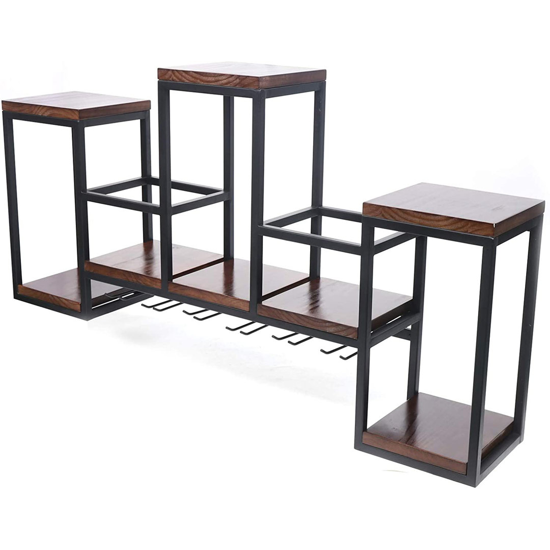 Williston Forge Wandmontierter Weinflaschenhalter Myton