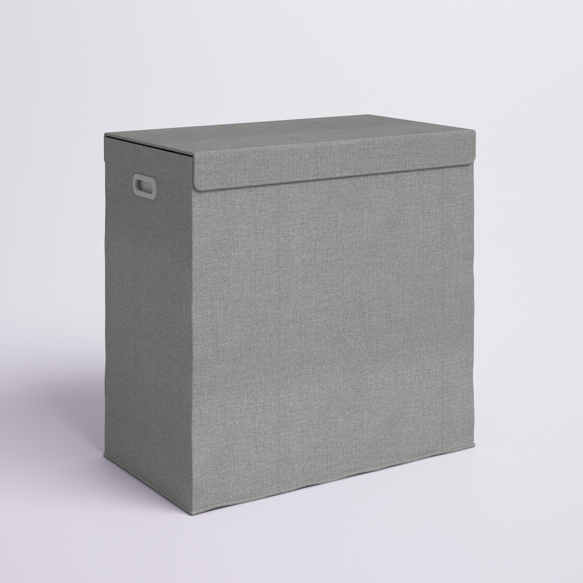 Dotted Line™ Double Laundry Hamper with Lid & Reviews Wayfair