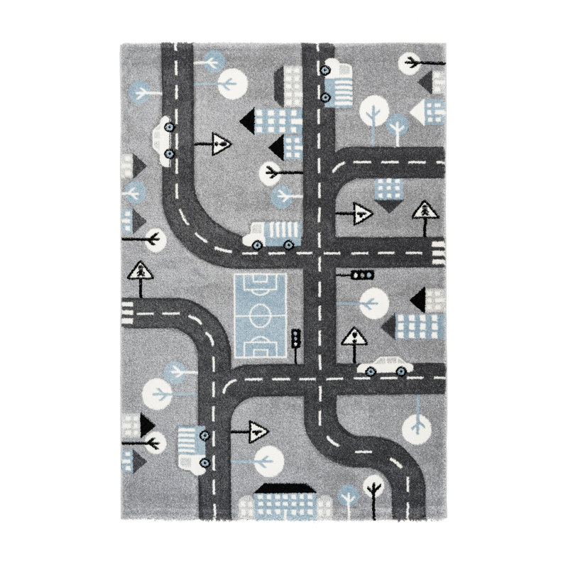 Zoomie Kids Cassia Grey Rug & Reviews Wayfair.co.uk
