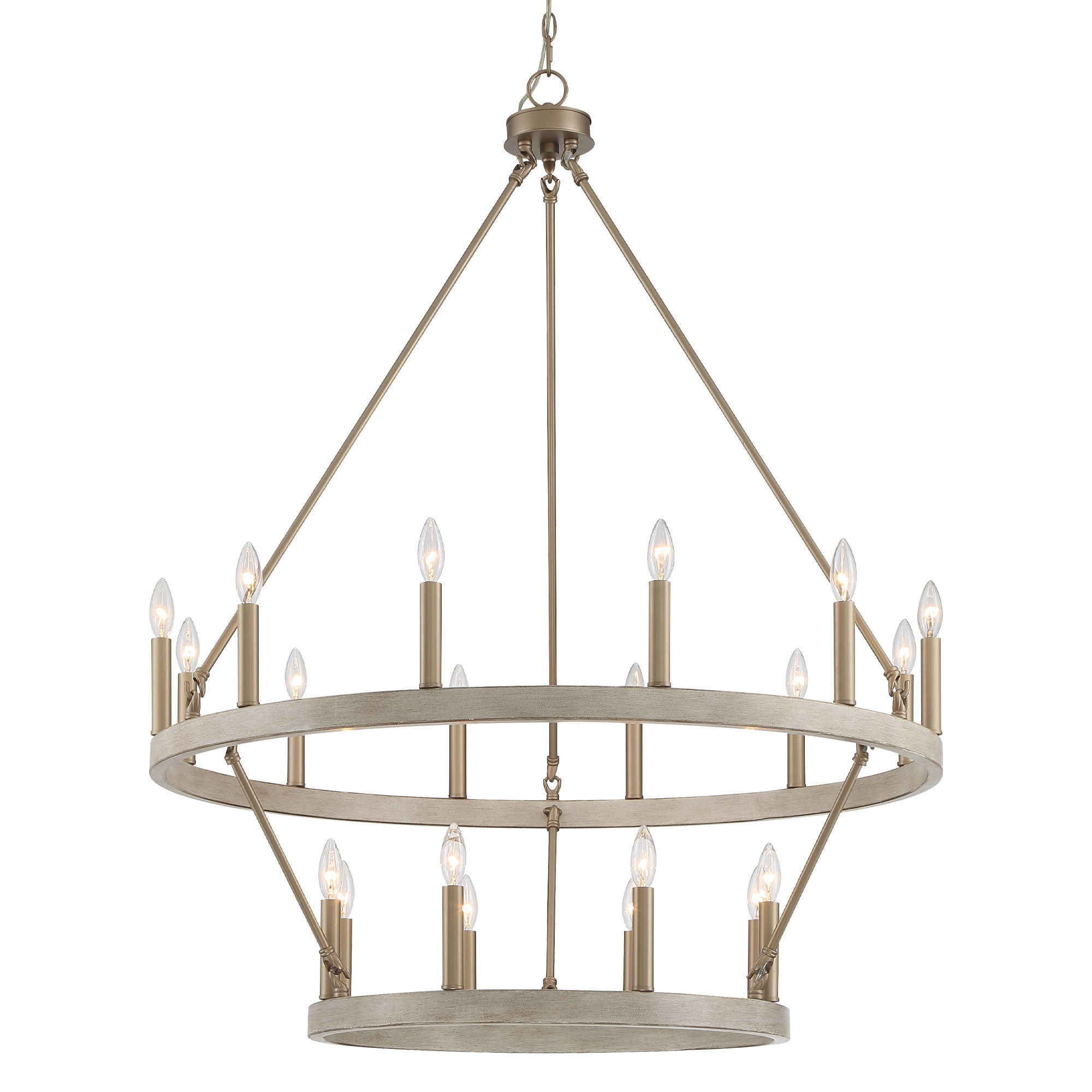 Greyleigh™ Finchley Dimmable Wagon Wheel Chandelier & Reviews Wayfair
