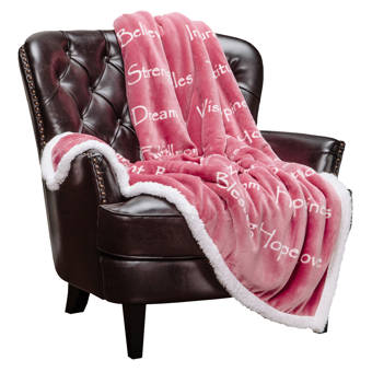 Winston Porter Acushnet Reversible Sherpa Fleece Blanket Reviews