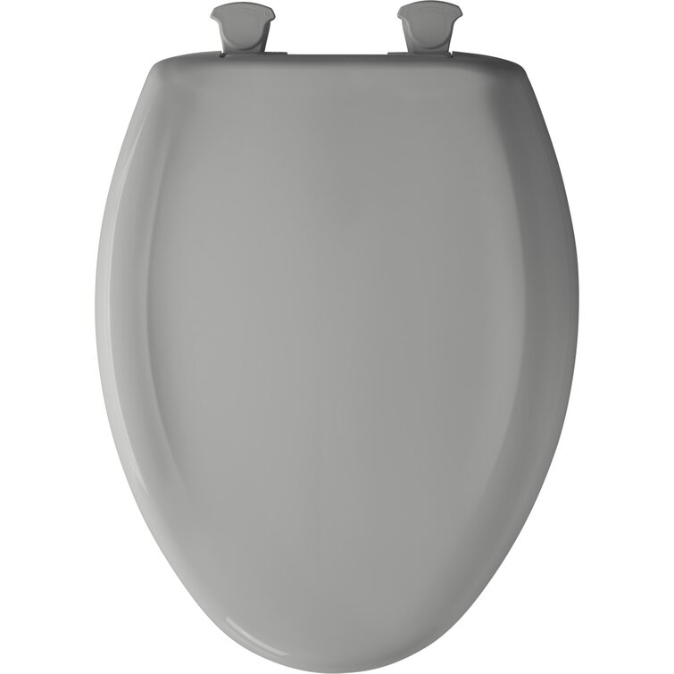 Bemis 1200slowt 162 Elong Closed Front Toilet Seat Silver for sale online 