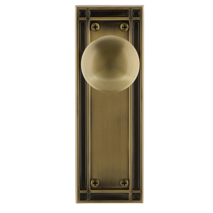 Nostalgic Warehouse New York Double Dummy Door Knob With Mission