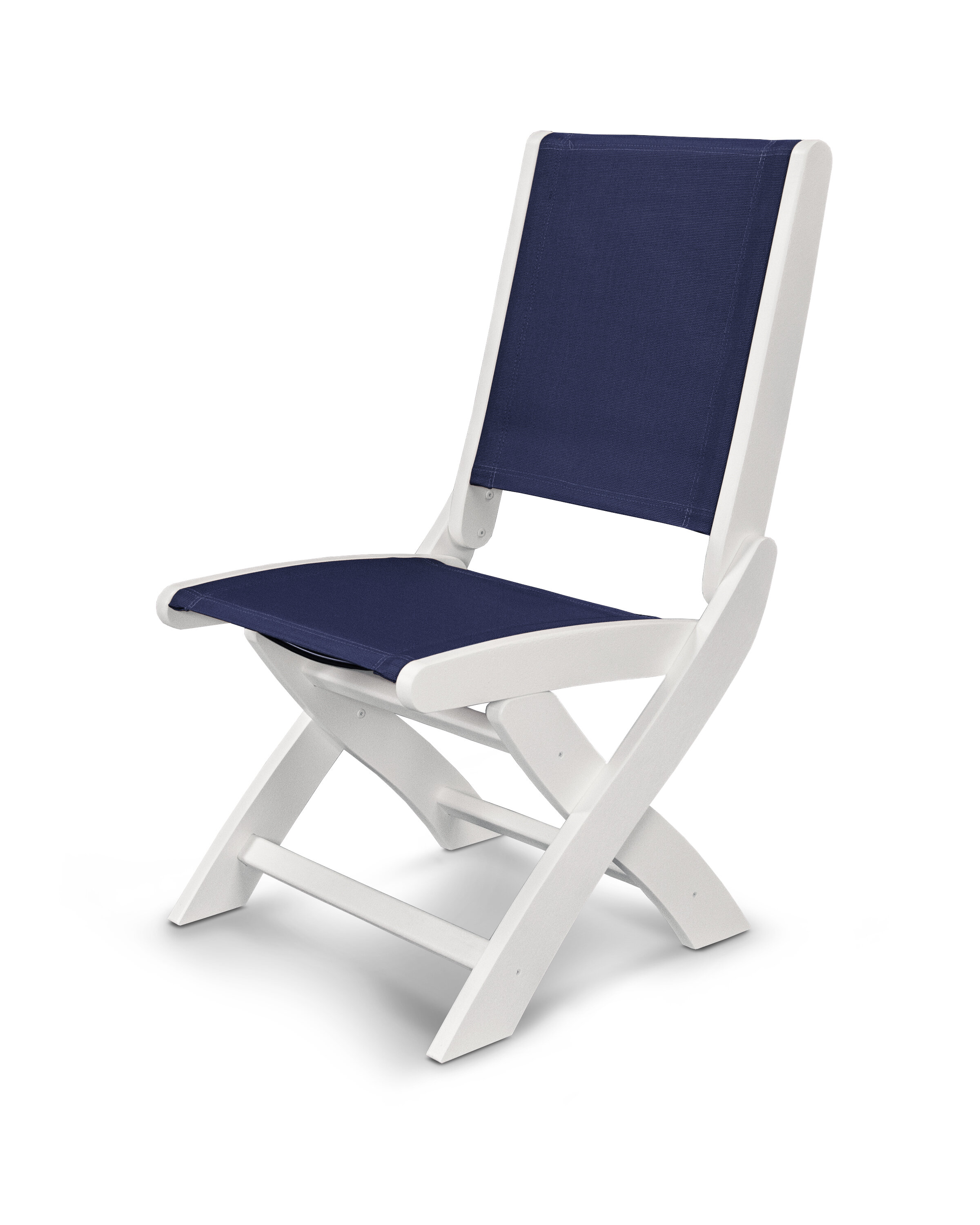 Polywood Coastal Folding Patio Dining Chair Wayfair