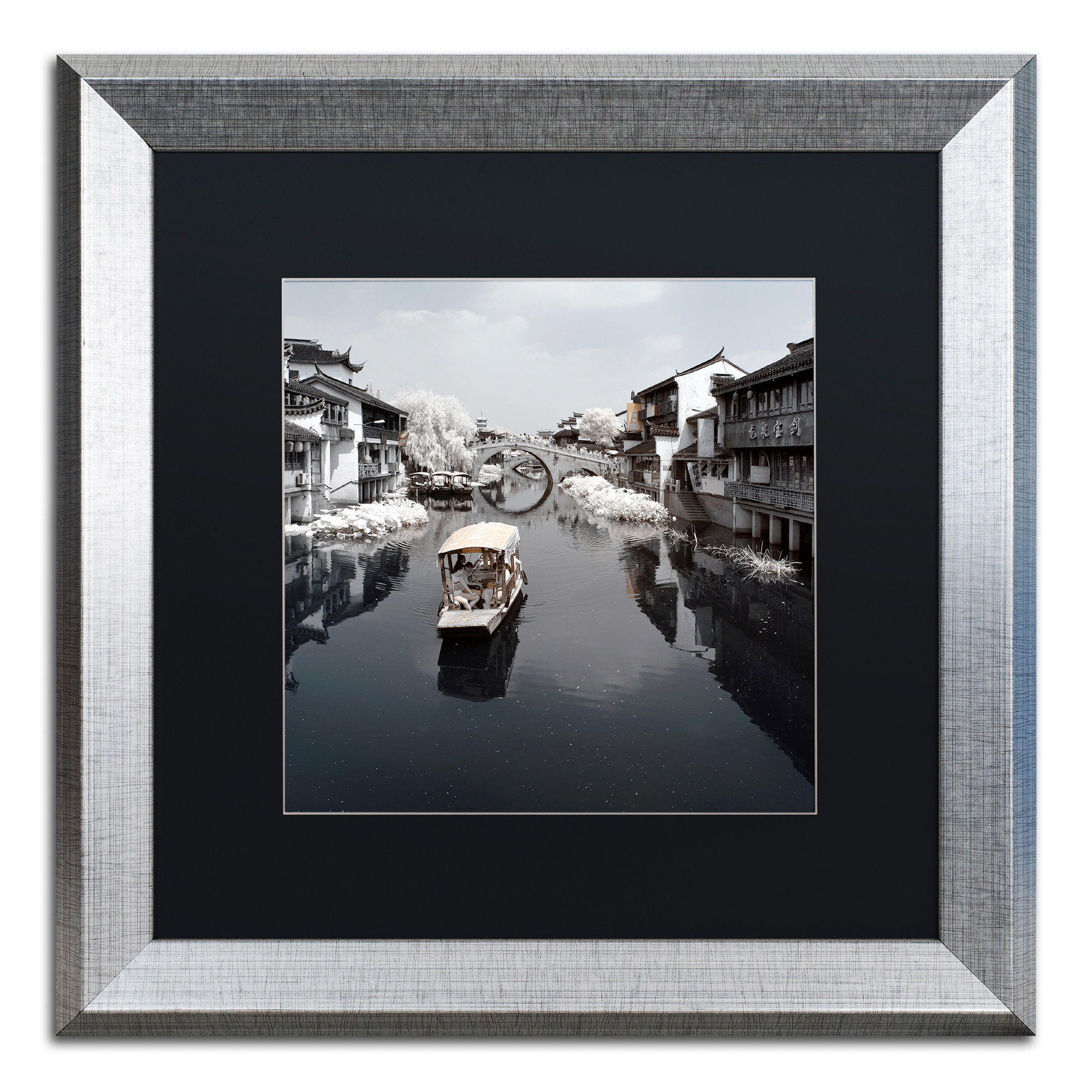 Trademark Art White City By Philippe Hugonnard Framed Photographic Print Wayfair