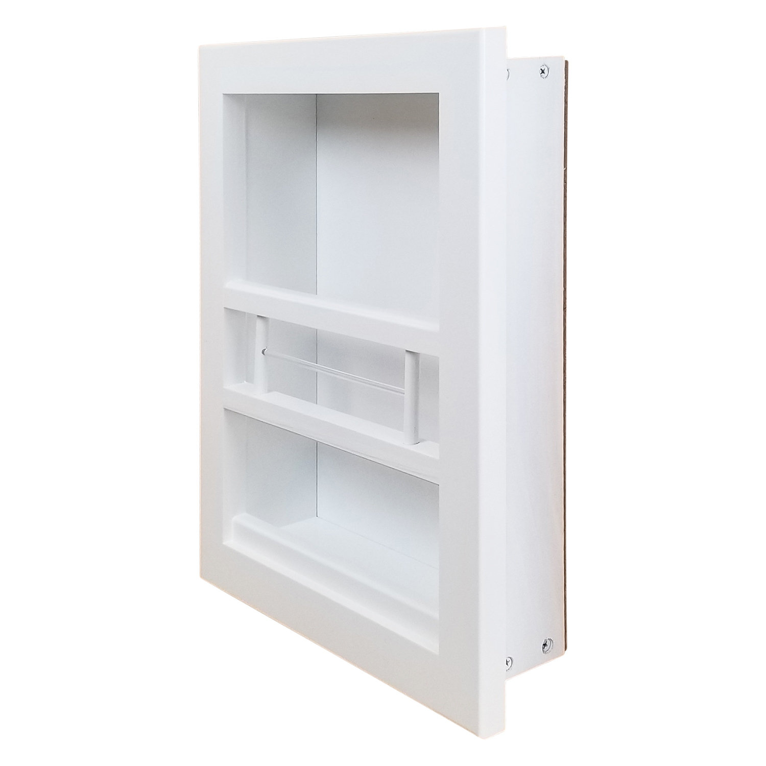 Wg Wood Products Hayden Recessed In Wall Bathroom Magazine Rack Wg Wood Products Hayden Recessed In