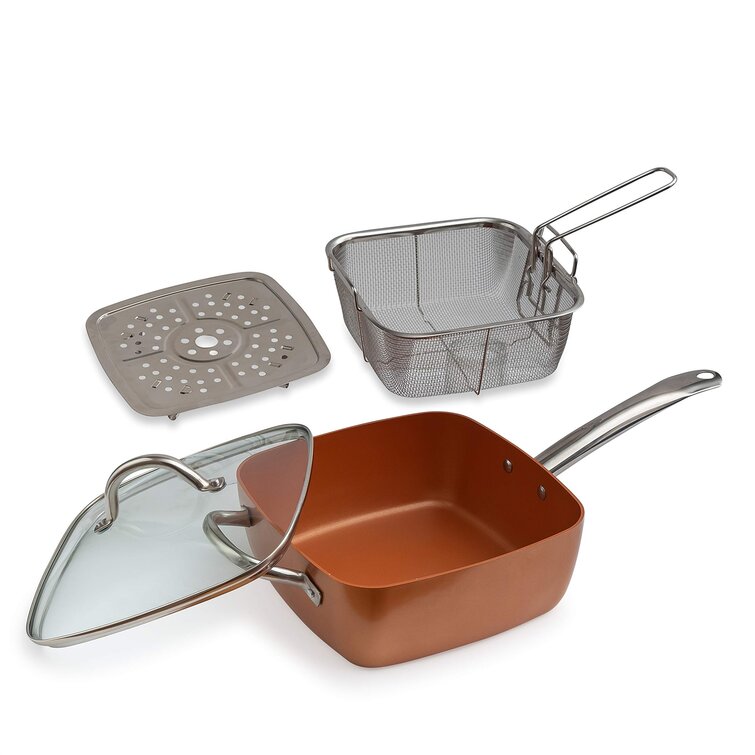 Belfry Kitchen Hazelwood 24cm Deep Sided Pan Kit | Wayfair.co.uk