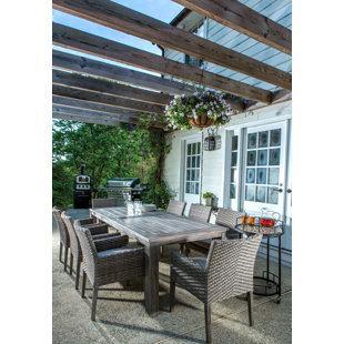 Go to store & view more images Nishant 9 Piece Dining Set with Cushion by Gracie Oaks