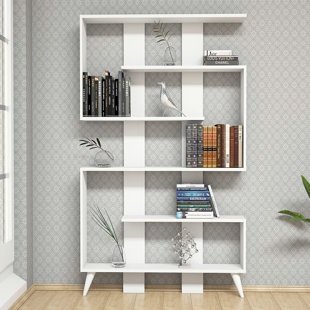 Gayton Modern Geometric Bookcase by Ebern Designs