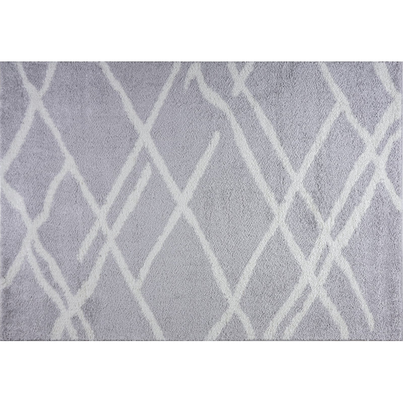 Wrought Studio Calana Geometric Gray Area Rug Wayfair