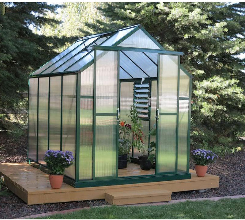Grandiogreenhouses Element 6 Ft W X 12 Ft D Greenhouse Wayfair Enjoy free shipping on most stuff, even big stuff. element 6 ft w x 12 ft d greenhouse