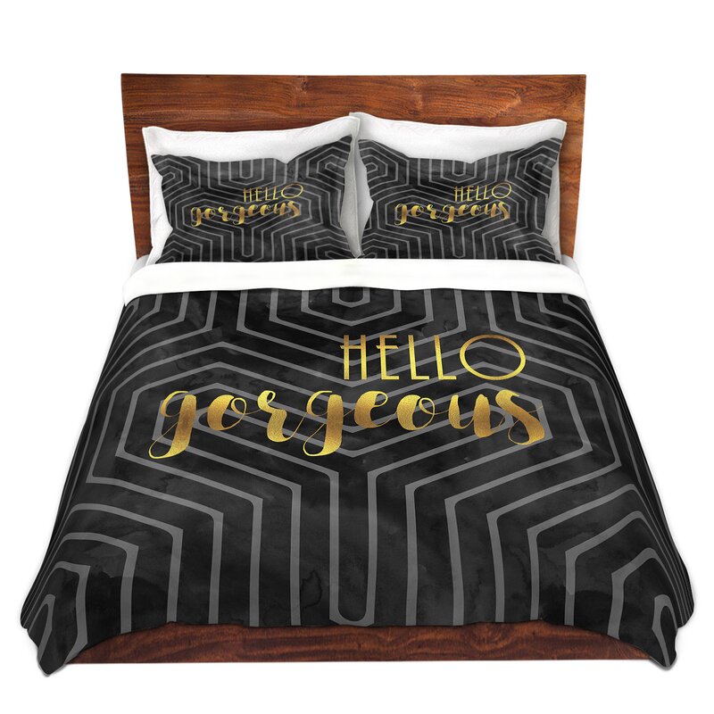 Mercer41 Missouri Zara Martina Hello Gorgeous Geo Pattern Black