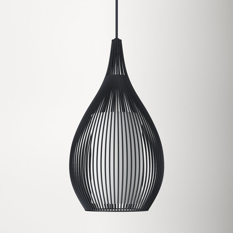 modern teardrop pendant light