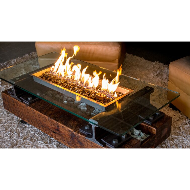 Music City Fire Company Trackside ™ Propane/Natural Gas Fire Pit Table |  Wayfair