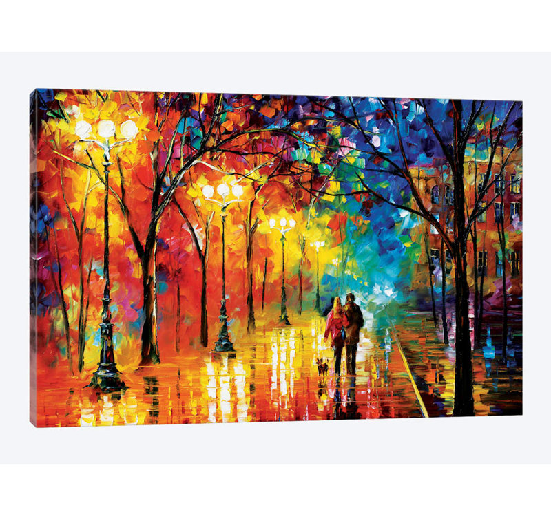 East Urban Home Romantic Evening By Leonid Afremov Graphic Art Print On Wrapped Canvas Reviews Wayfair Co Uk I paint with palette knife with oil on canvas. wayfair