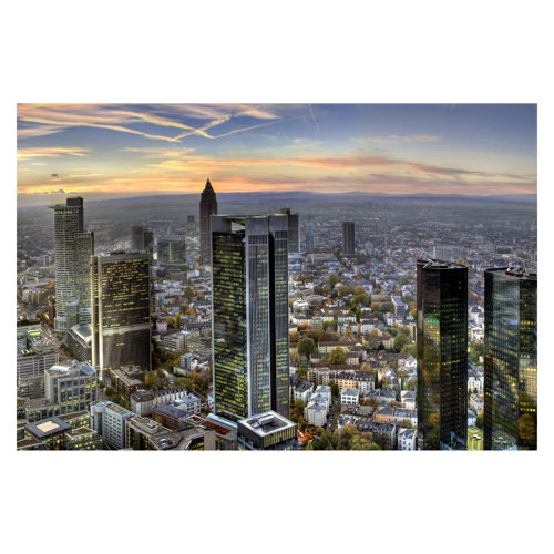 Manhattan 3.2m x 4.8m Textured Matt Peel & Stick Wall Mural East Urban Home