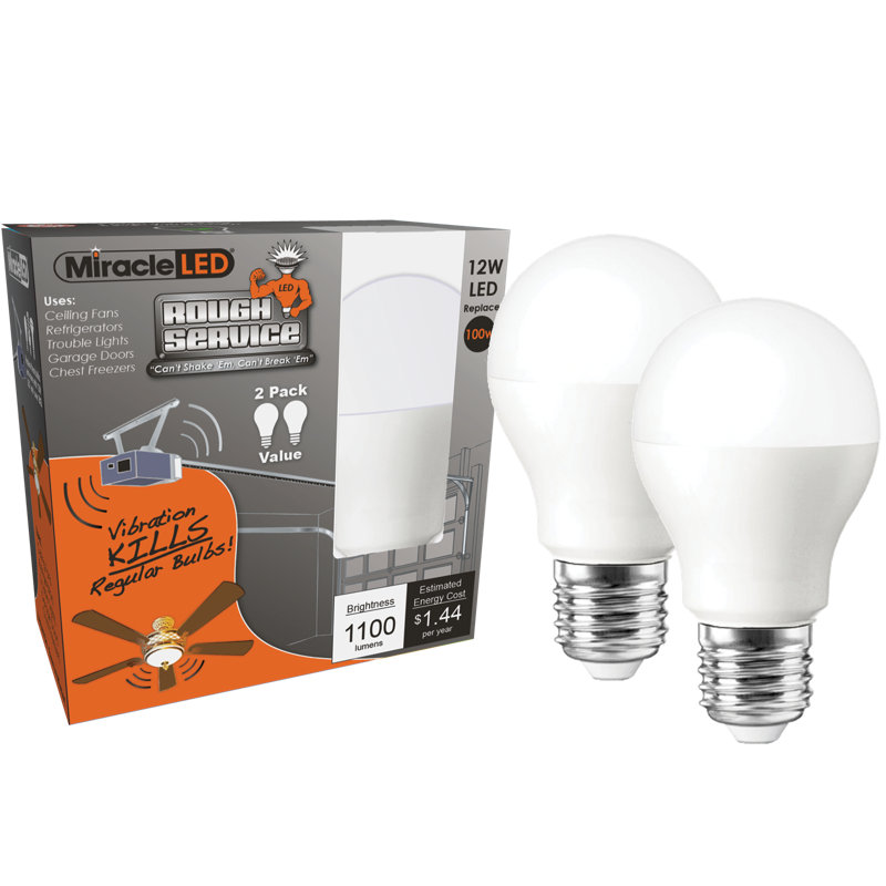 Miracle Led 100 Watt Equivalent E26 Medium Standard Led Light Bulb Wayfair