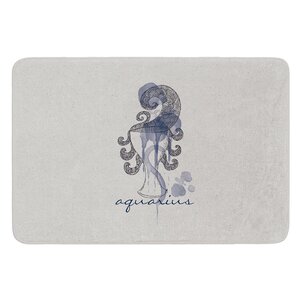 Aquarius by Belinda Gillies Bath Mat