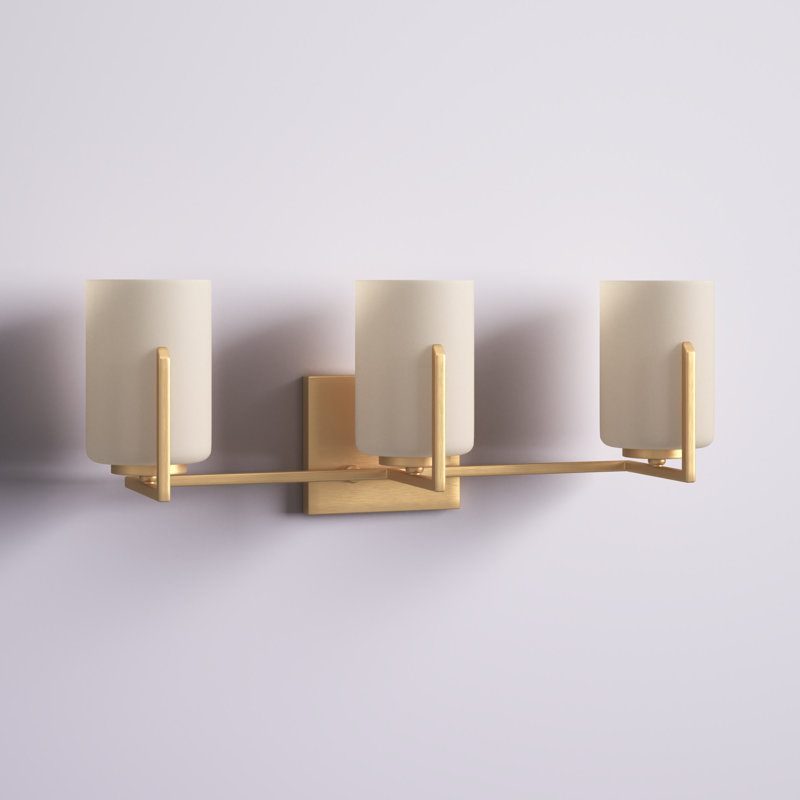 Roni 3-Light Vanity Light Finish: Satin Brass