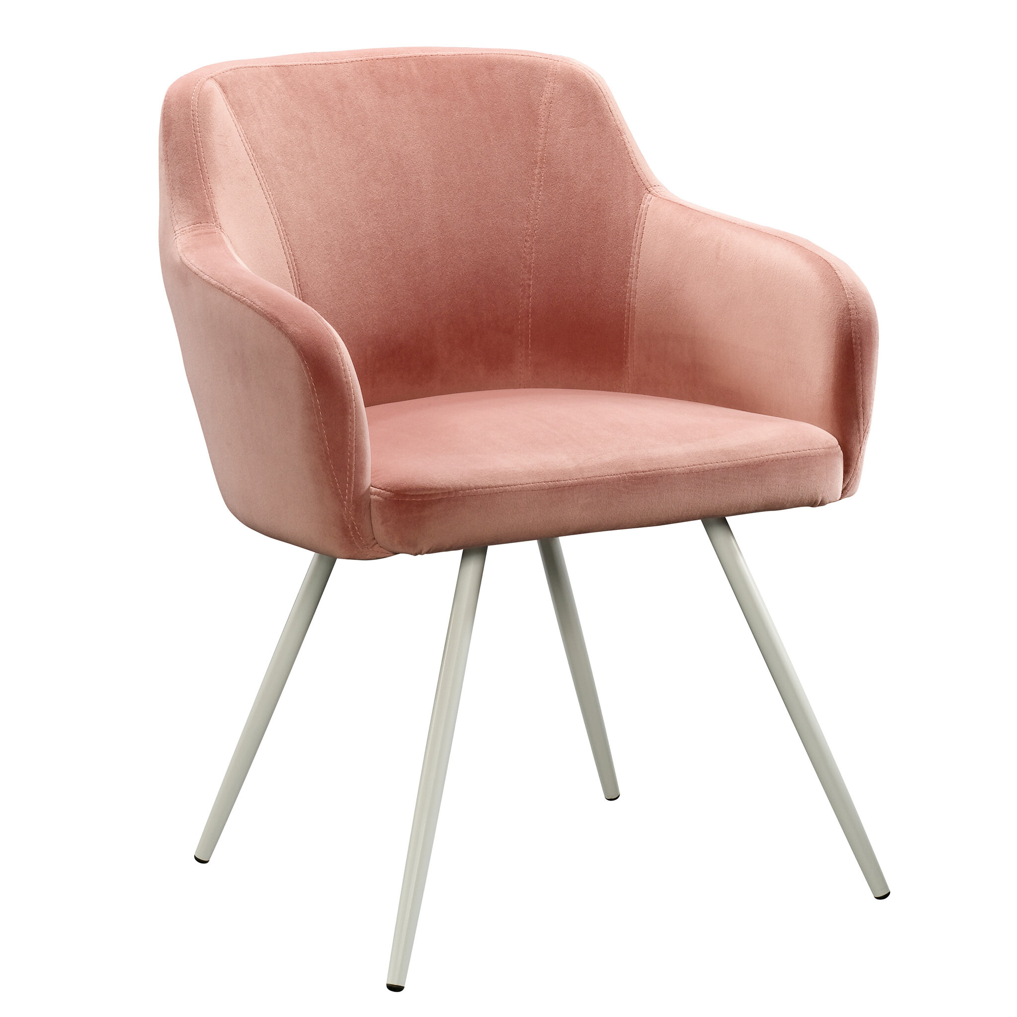 baby pink arm chair