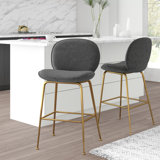 Bhreatnach 26.5 Counter Stool (Set of 2) by Mercury Row