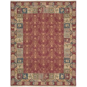 Cullen Hand-Woven Rust Area Rug