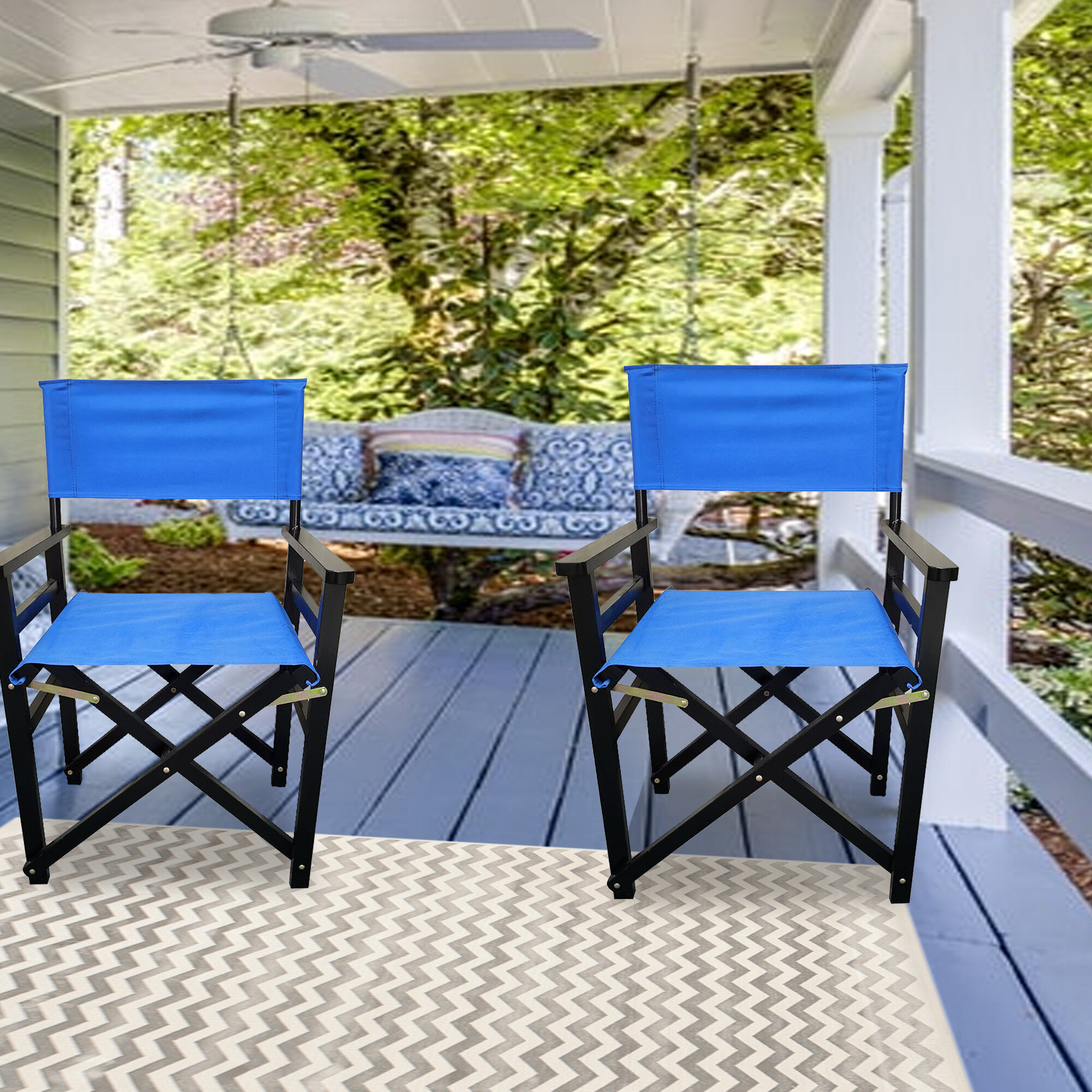 outdoor cement table and benches