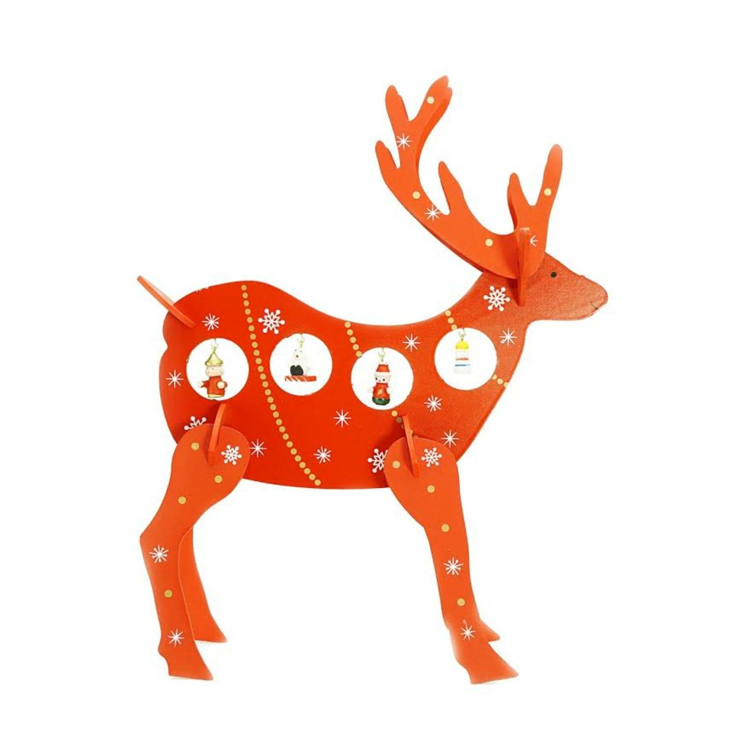 The Holiday Aisle Decorative Wooden Reindeer Cut Out Christmas