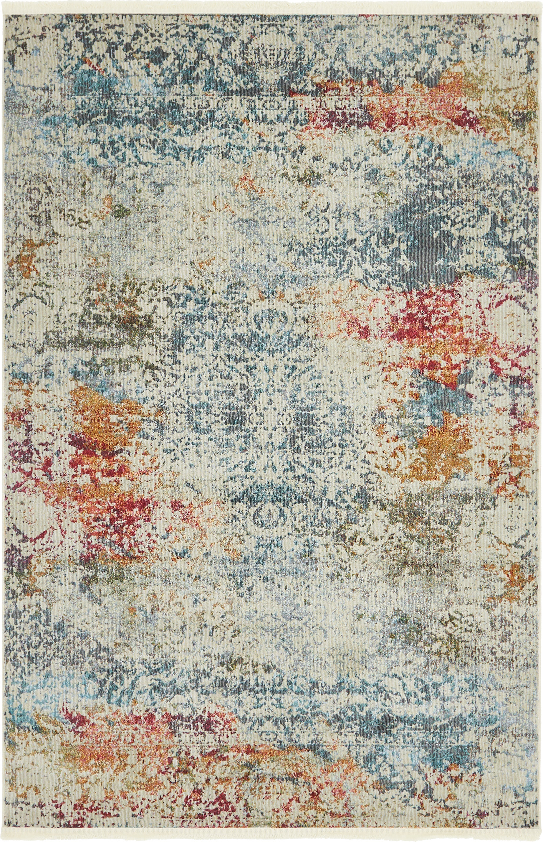 Bungalow Rose Lonerock Abstract Cream Area Rug Reviews Wayfair Bungalow Rose Lonerock Abstract Cream