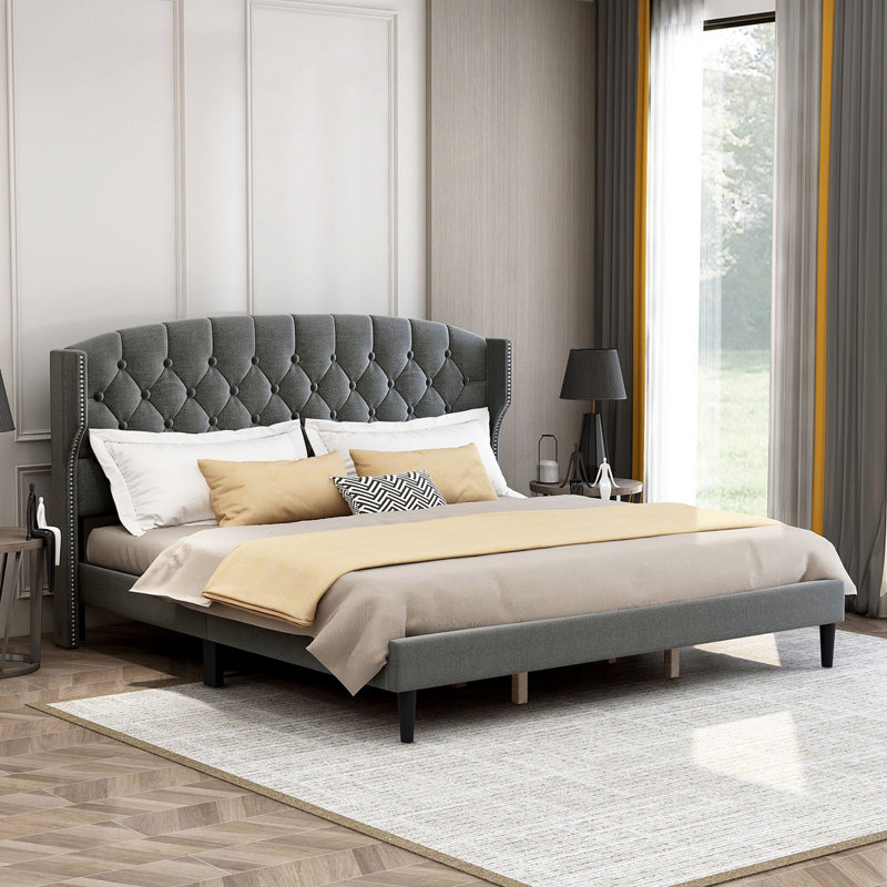 Red Barrel Studio® Wescosville Tufted Upholstered Low ...