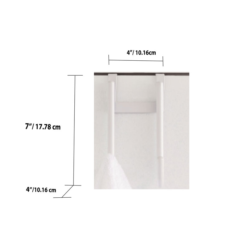 Wayfair Basics Over The Door Double Wall Hook