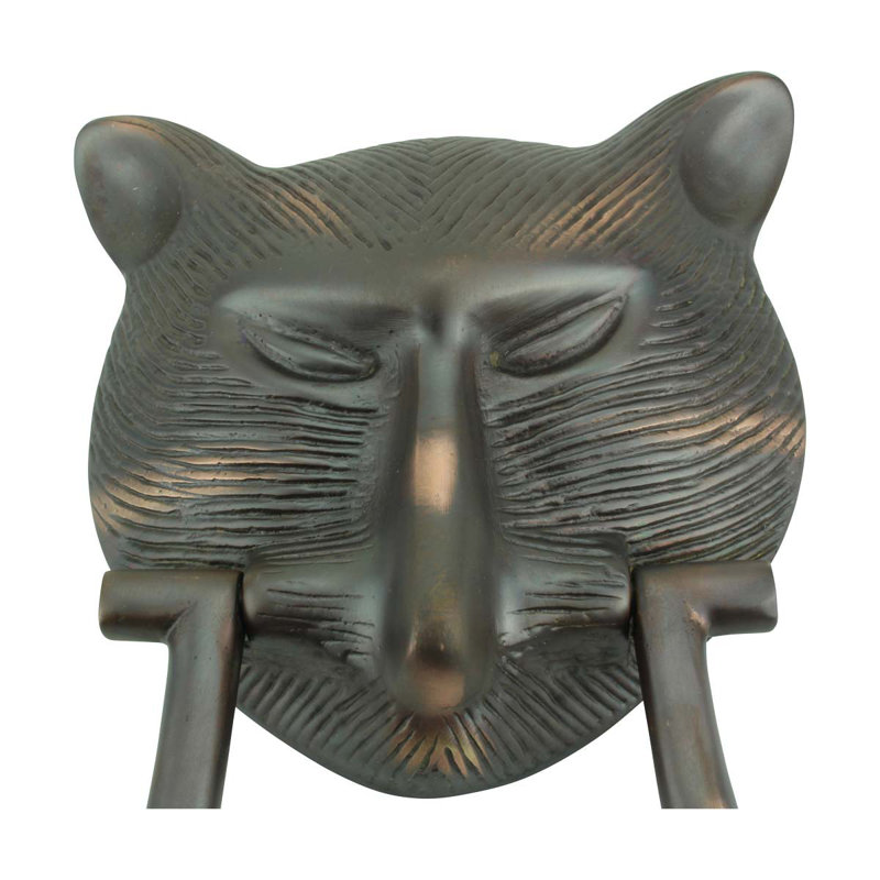 The Renovators Supply Inc Pharaoh Cat Head Cast Brass Door