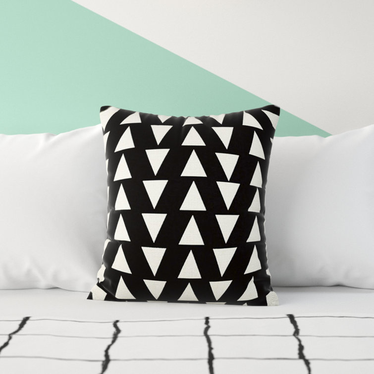 geometric throw pillow set