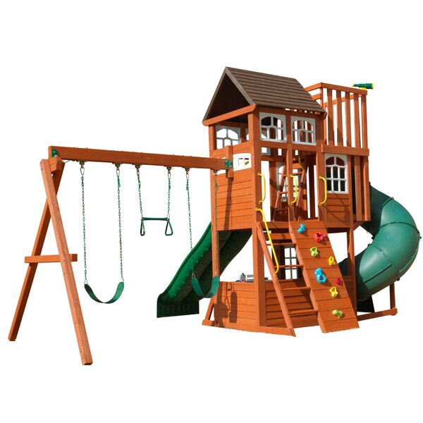 kidkraft falcon ridge swing set