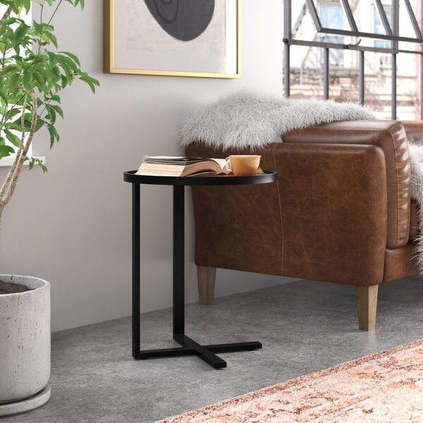 Dane 22'' Tall Tray Top C Table End Table
