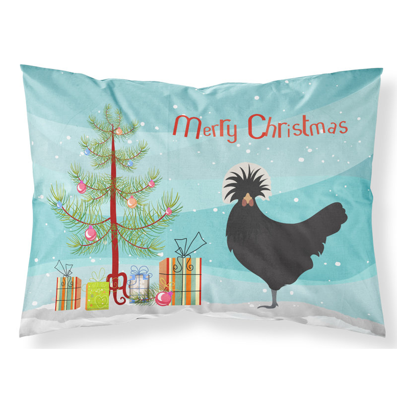 East Urban Home Poland Chicken Christmas Pillowcase Wayfair