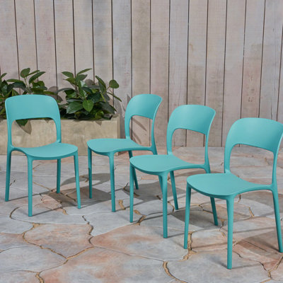 Stackable Patio Dining Chairs You'll Love in 2020 | Wayfair