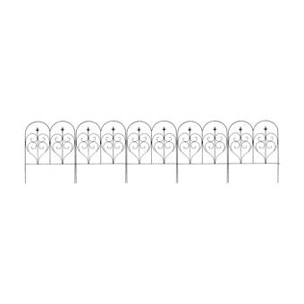 Mtb 2 5 Ft H X 2 Ft W Decorative Garden Border Metal Fence Panel