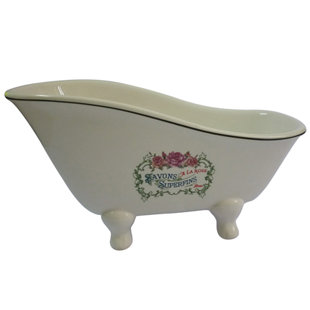 Clawfoot Tub Soap Dish Wayfair Savons Superfins Aqua Eden Decorative Mini Bathtub Soap Dish