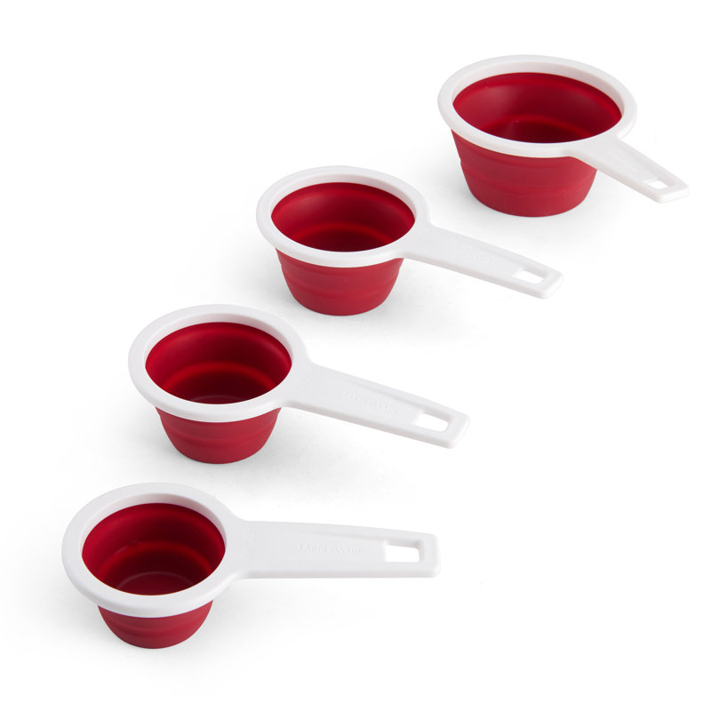 Farberware Fresh Strawberry 4-Pieces Plastic Measuring Cup Set