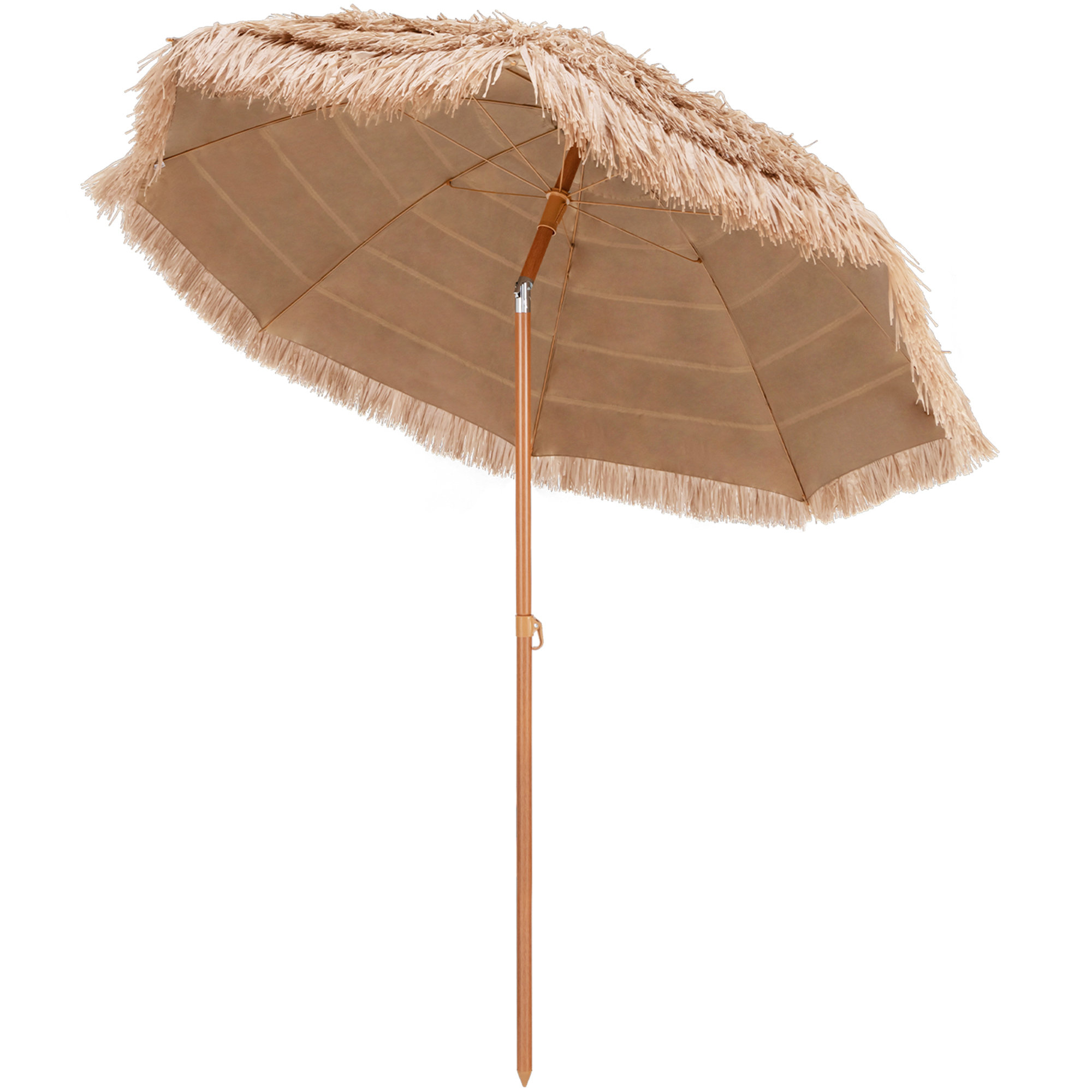 Highland Dunes Cromaghs 84 4 Beach Umbrella Wayfair