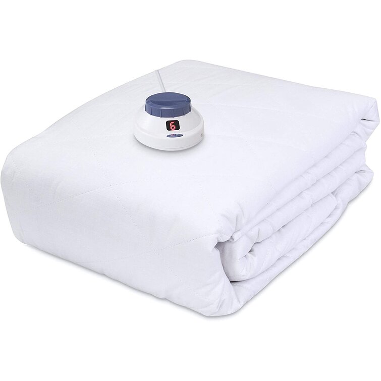 safe and warm technology heated mattress pad