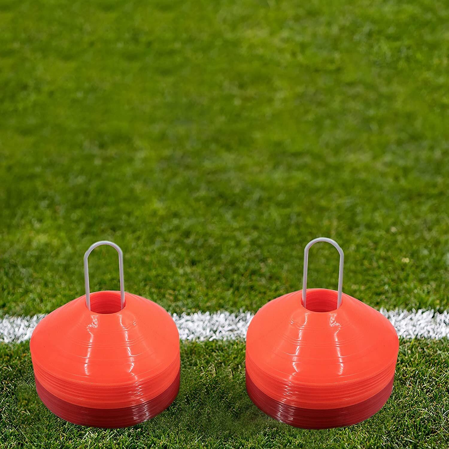 Outdoor Football Sports Training Grounds Marker Single Colour Corner Nylon Flags
