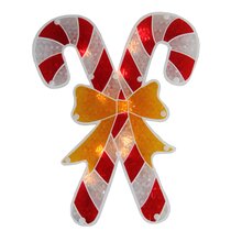 1 M 3PC Candy Cane Path Lights Rouge-Lumières de Noël-Premier LV171230R