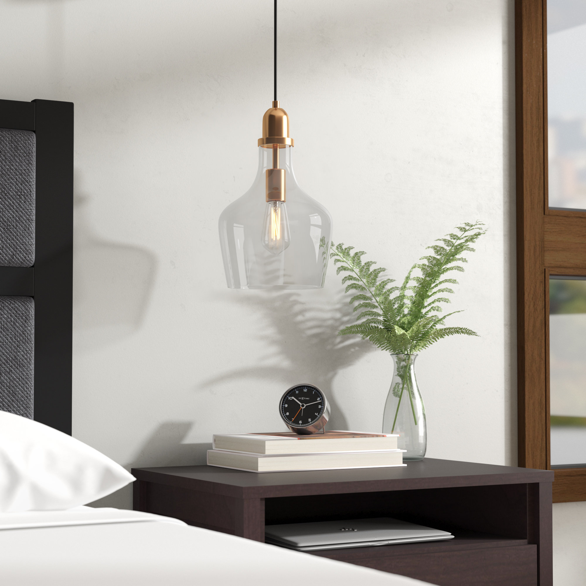 Light Single Bell Pendant 