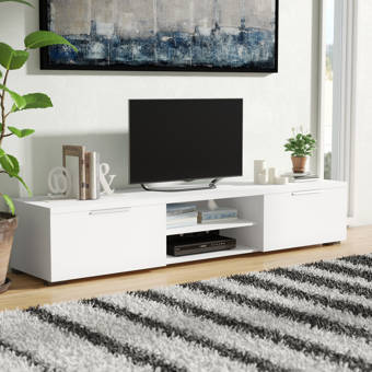 Gracie Oaks Quinley Console Entertainment Centre For Tvs Up To 70
